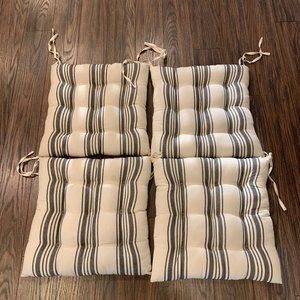 Set of 4 World Market dining chair cushions